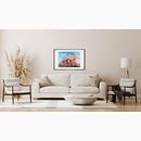 Couple on motorcycle