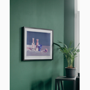 Λιθογραφία Καραβούζης Σαράντης 37x45