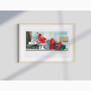 Λιθογραφία Τέτσης Παναγιώτης 35x53