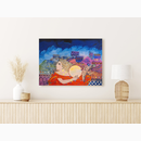 Κοπέλα με Πουλί - Μουσικό