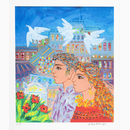 Couple with birds