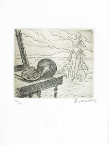 Χαλκογραφία Ζουμπουλάκης Πέτρος 9x10