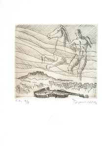 Χαλκογραφία Ζουμπουλάκης Πέτρος 9x10