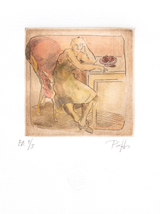 Χαλκογραφία Ράμμος Κωνσταντίνος 9x10