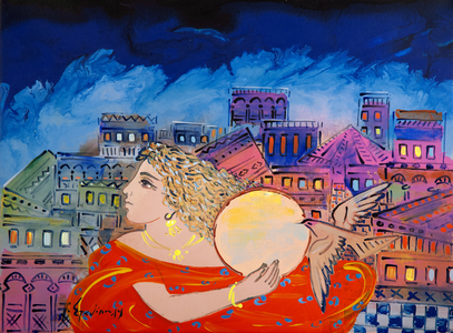 Girl with Bird - Musical