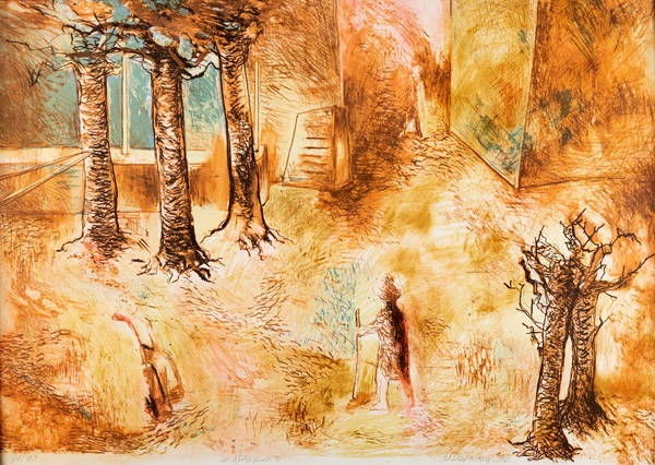 Λιθογραφία Ζαμπούρα Μαριλένα 50x70