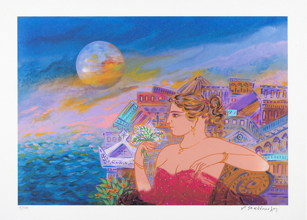 Κοπέλα με φεγγάρι