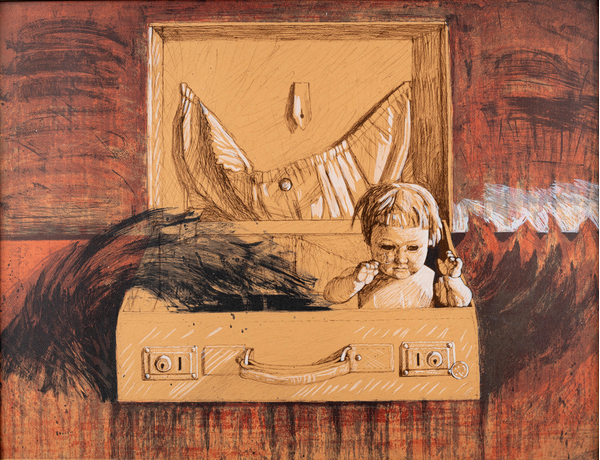 Λιθογραφία Μιχαήλου Ελένη 48X64