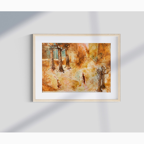 Λιθογραφία Ζαμπούρα Μαριλένα 50x70