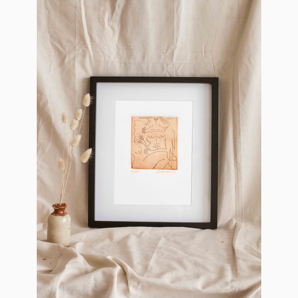 Χαλκογραφία Τζωρτζίνης Πάνος  9x10