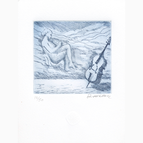 Χαλκογραφία Ζουμπουλάκης Πέτρος 9x10