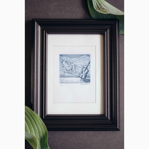 Χαλκογραφία Ζουμπουλάκης Πέτρος 9x10