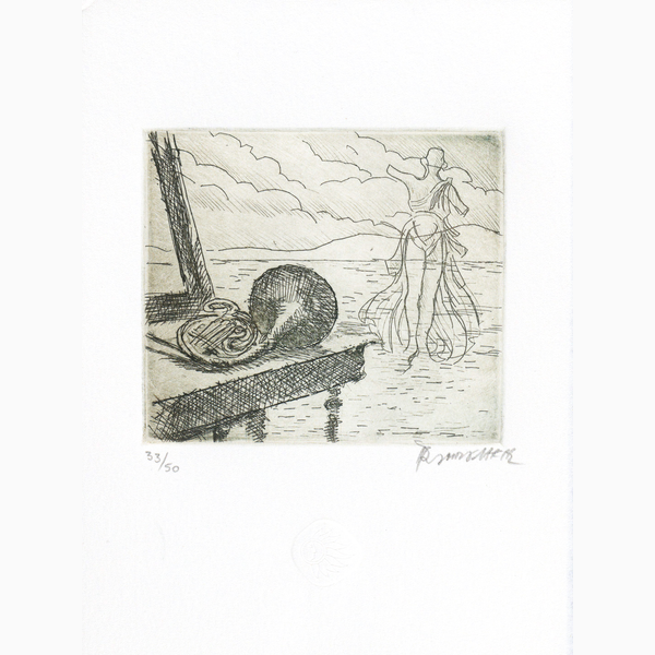 Χαλκογραφία Ζουμπουλάκης Πέτρος 9x10