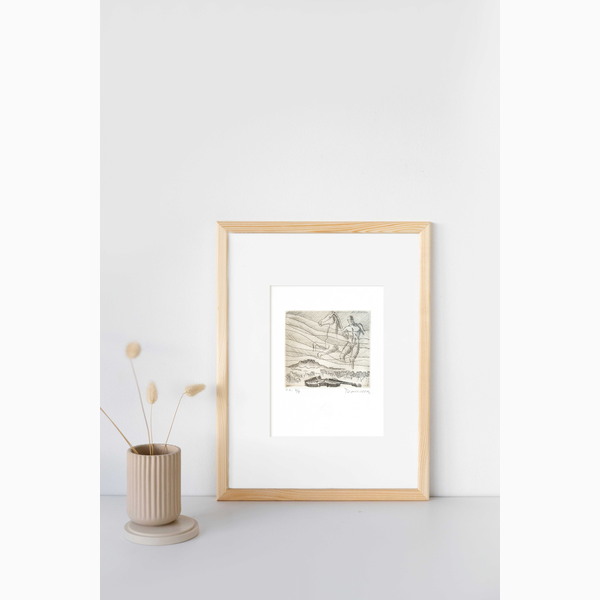 Χαλκογραφία Ζουμπουλάκης Πέτρος 9x10