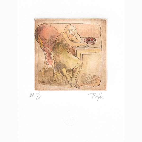 Χαλκογραφία Ράμμος Κωνσταντίνος 9x10