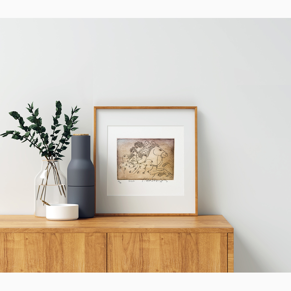 "Ζευγάρι σε άλογο"