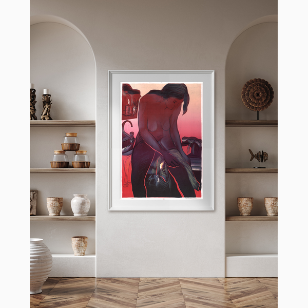 Girl in bathroom