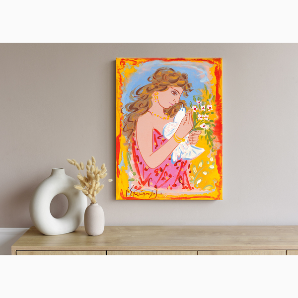 Κοπέλα με Πουλί