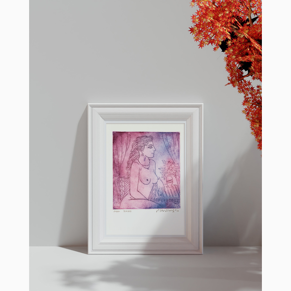 "Seated woman"