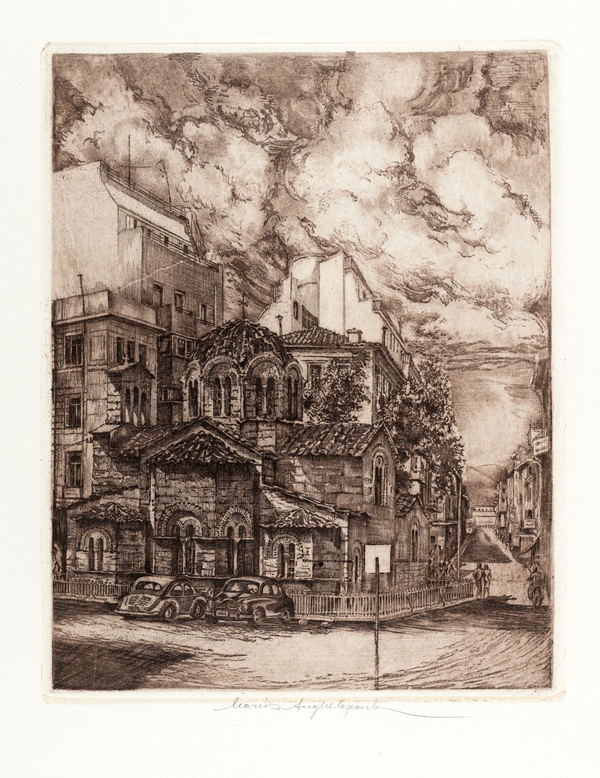 Χαλκογραφία Αγγελόπουλος Μάριος 22x17