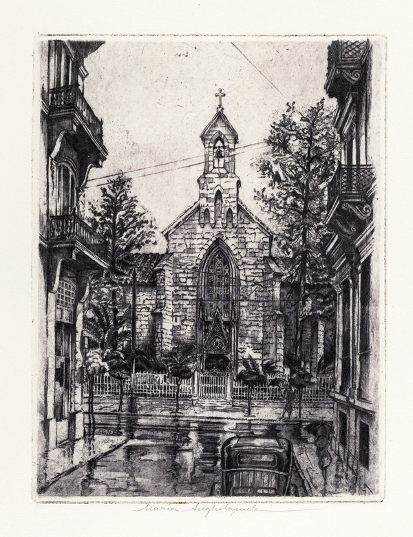 Χαλκογραφία Αγγελόπουλος Μάριος 23x17