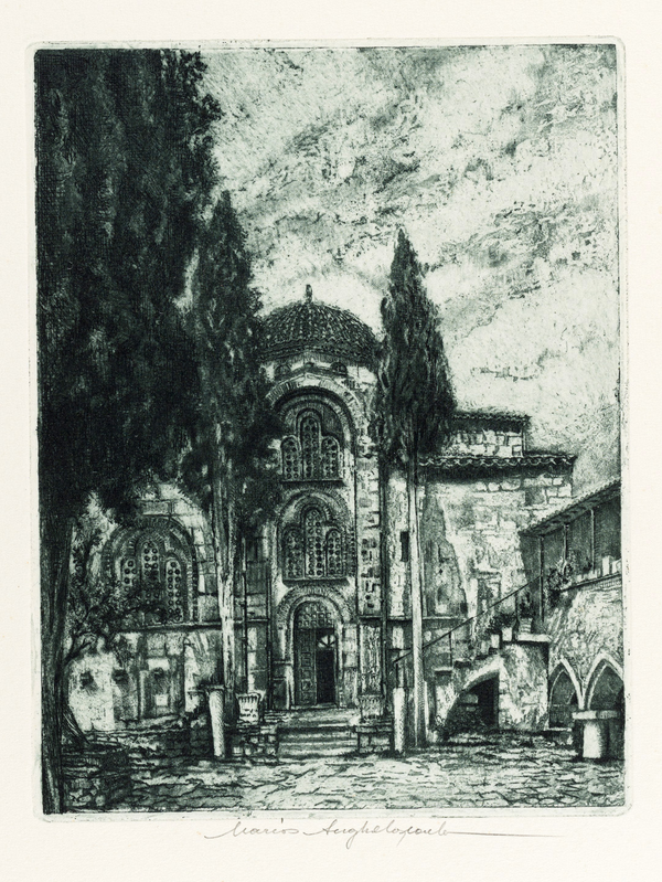 Χαλκογραφία Αγγελόπουλος Μάριος 20x15