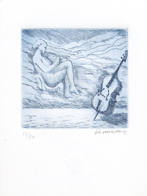 Χαλκογραφία Ζουμπουλάκης Πέτρος 9x10