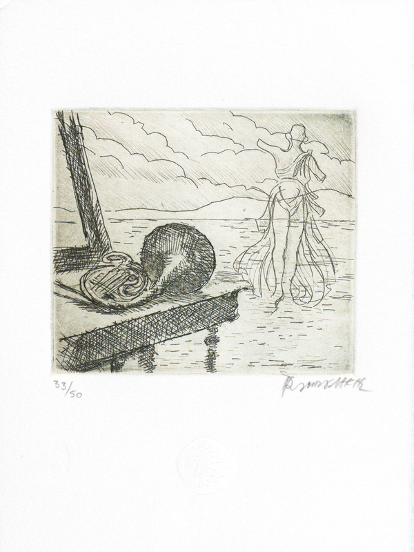 Χαλκογραφία Ζουμπουλάκης Πέτρος 9x10