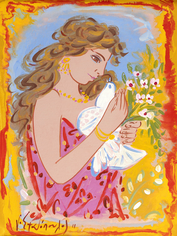 Κοπέλα με Πουλί