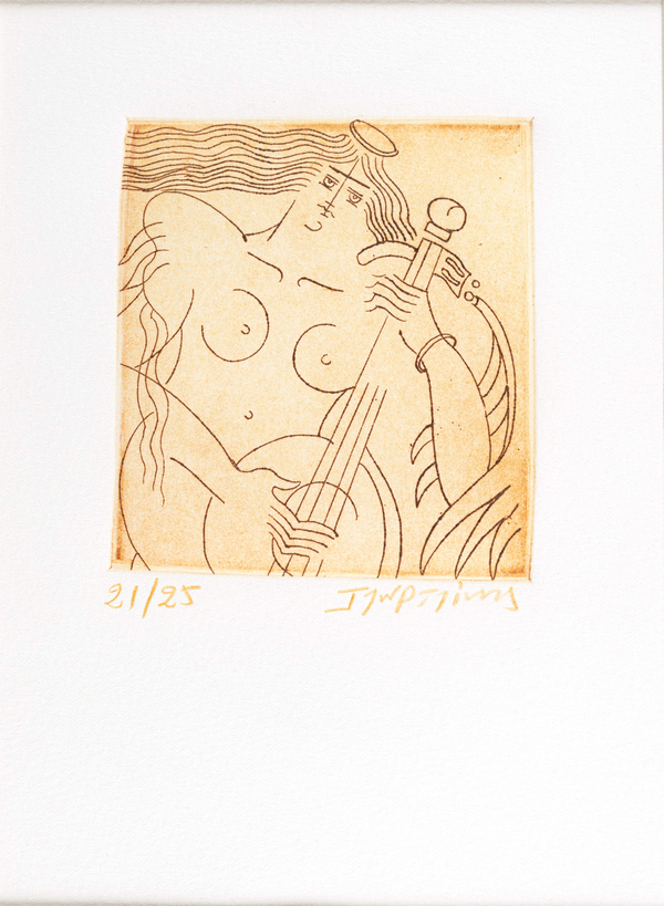 Tzortzinis copper engraving