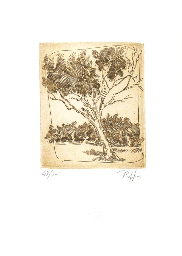 Χαλκογραφία Ράμμος Κωνσταντίνος 9x10