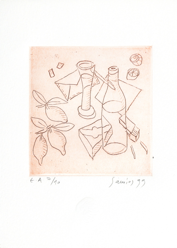 Χαλκογραφία Σάμιος Παύλος 9x10