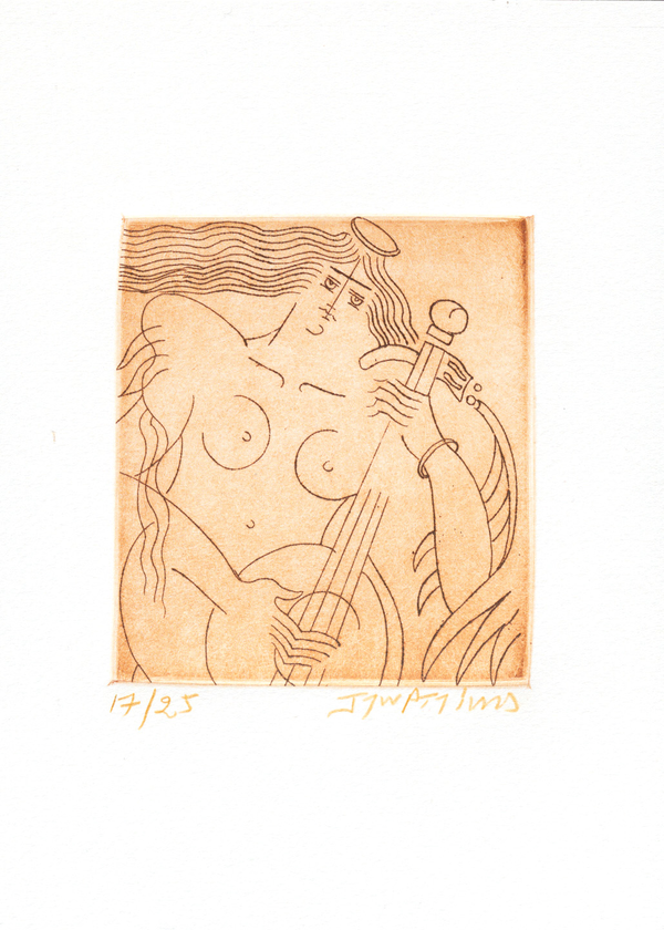 Χαλκογραφία Τζωρτζίνης Πάνος 9x10