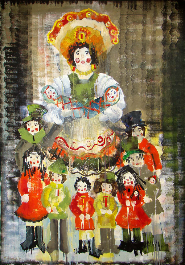 Mother and 10 children