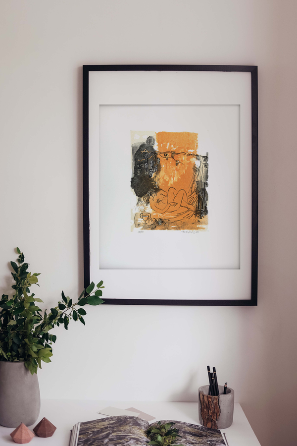 Λιθογραφία Βαρλάμος Γιώργος 70x58